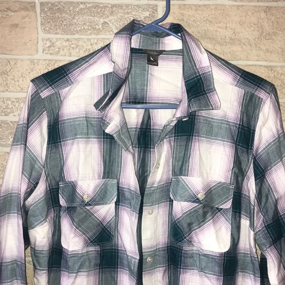 ✅Eddie Bauer Plaid Button Down Shirt - Picture 2 of 8